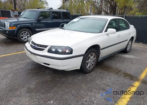 2004 Chevrolet Impala из США, поврежденный, VIN 2G1WF52E549107712